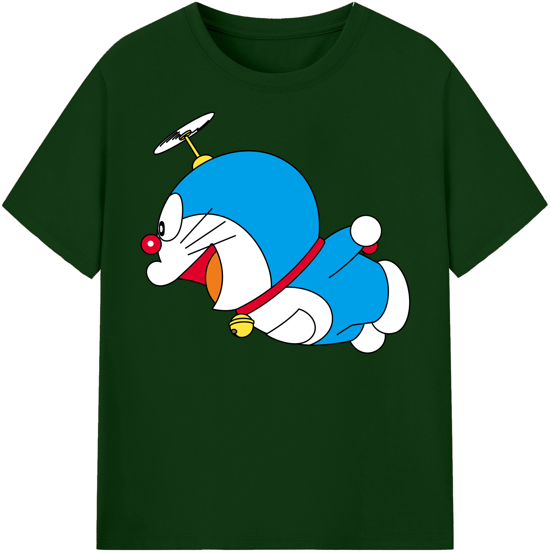 （画像用） ドラえもん Doraemon 綿100％半袖Tシャツ（フロントプリント）